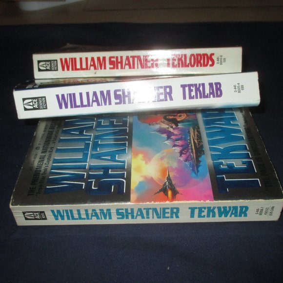 Mixed Lot of 3 TekWar Paperback books from William Shatner (Ace Books, 1990s) - Picture 3 of 4